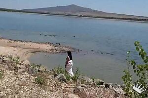 natali quinn hunts public fucks in swamp, targeting latina milf for cowgirl and bent-over action