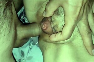 i stretched wife's ass with fingers then entered anal with big dick