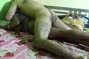 Black matured aunt gets her asshole fucked by husband