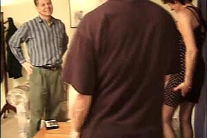 Step-grandma gets wild in threesome