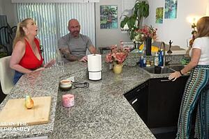 cheating with stepsister danni jones in a huge cock handjob and deepthroat scene