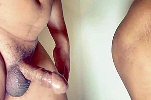 Beautiful woman seduces her stepson and his friend for a hot threesome
