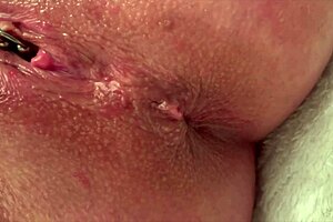 Anal pleasure with high heels and cum on the face after orgasm