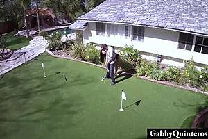 did you see gabby quinteros cheating with the lawn guy? caught blowing and fucking outdoors.