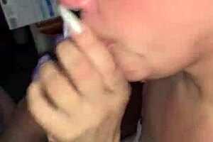 Mature Latina gets deepthroat pleasure