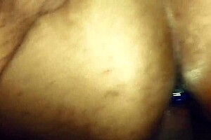 Latina woman enjoys homemade fun