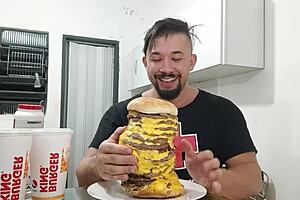 MILF mom's biggest burger cravings