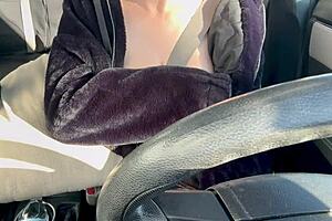 artemisia love flashing big tits in car ride under sun 😍