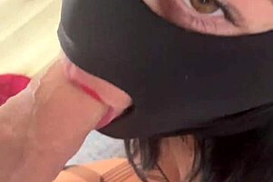 Milfycalla's Neighbor Deepthroats Huge Cock in Fetish Adventure. European Mommy Slut Gets Pretty Fucking in Tight Pussy.