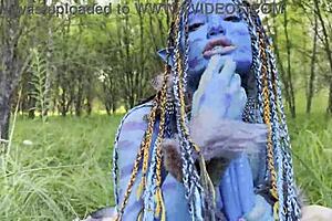 Monika Fox's wild anal and squirting session in nature
