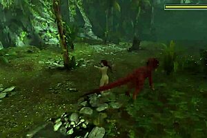 Mature Lara Croft in comic porn video in public grave yard
