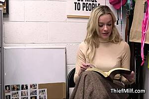 Stealing Cougar Pounded with Oil and Dildo Hard!