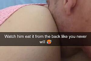 Steamy Snapchat session with anal play
