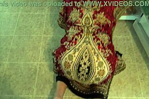 pakistani stepmother reels as stepson unexpectedly cums inside her tight pussy.