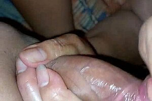 Beautiful black beauty dances to the beat of the music