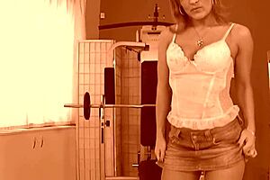 Fucking with valentine rush in high heels