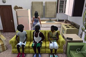 Maritza, the Mexican Mom, Gets Wild with Group Action in the Hood!