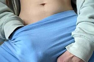 Mature Aussie MILF Charlotte Starr masturbates in gym shorts