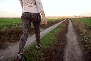 Enjoy in watching my milf ass in tight leopard leggings as I walk and teach yoga