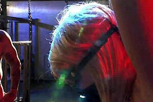 MILF threesome with rough BDSM and bondage fetish