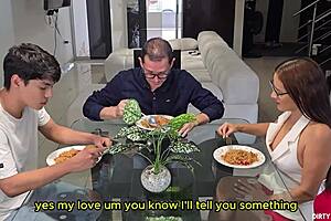 Stepdad makes deal with uncle for anal sex with mom