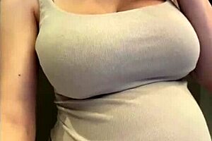 My stepmom's got this elastic ass and big milky tits, and she shows 'em off so good, I can't help but stare at her pussy too