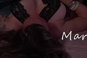 Hot milf gets cum on her face in this video