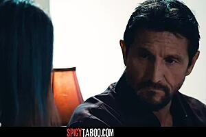 Perv stepuncle has threesome with stepmom and stepdaughter 😈