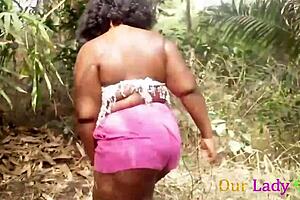 African sex tape featuring BBW pornstar Our Lady 9ja