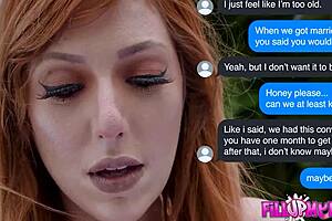 Summer Brielle's Solo Masturbation In Bed With Big Tits Exposed