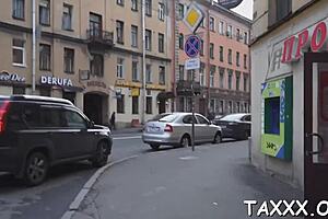 During the casting interview, the teen 18+ amateur says, 'Fuck me sloppy on webcam.' She gets creampied with blowjob and girl on girl.