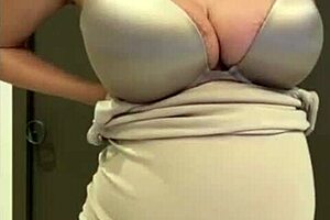 My stepmom's got this elastic ass and big milky tits, and she shows 'em off so good, I can't help but stare at her pussy too