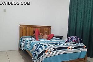 Stepmother in lingerie for a night of intense sex