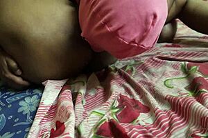 indian aunty moans during erotic ass massage before nephew bangs her