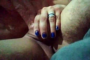 milf gives a good blowjob to her lover in the bedroom with passion