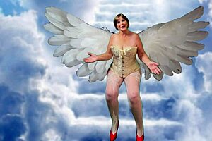 Granny Carmen Angel's Angelic Dildo Fucking Gilf Adventures