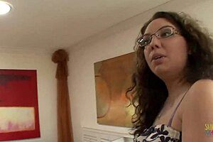 Chubby milf helps step-nephew with sensual 69 and more
