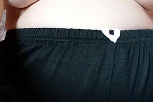 Pregnant MILF Spits On Her Big Tits And Nipples! Watch Her Tease With Passion!