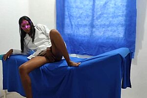 Hot nurse gets it on with a horny patient