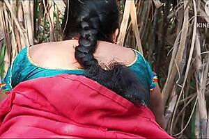 Beautiful Indian wife gets fucked hard outdoors