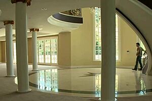 Big tits brunette milf bent over for intense doggy cumshot