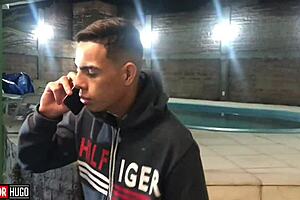 Blonde MILF rides tattooed friend's cock 😈