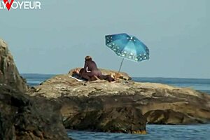 Beach voyeur shoot turns into hardcore sex under sun