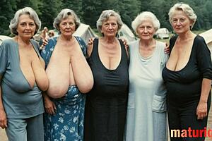 Fantasies with seductive women of a certain age in lingerie