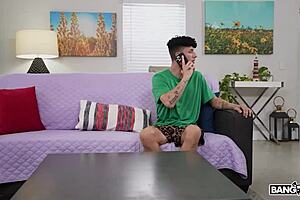 yo, gigi dior slurps stepson's huge cock and takes a messy creampie!