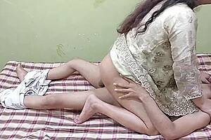 Hot Indian step mom seduces her step son for sex