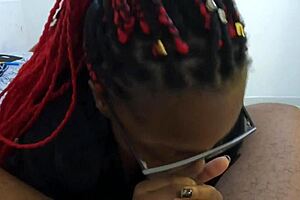 I woke up horny and sucked my neighbor's stepson's big cock in his bedroom