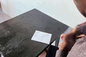 Young student gets a rough pounding from a BBC