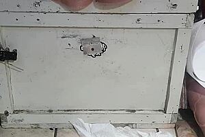 Huge dildos stretch me out in a wild solo session.