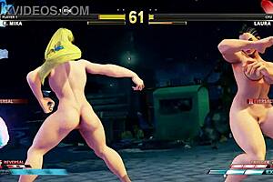 i explore random street fighter scenes in the nude outdoors